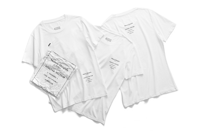 メゾン マルジェラよりエストネーション六本木限定ユニセックスTシャツ、テキストプリントの3枚セット｜写真2