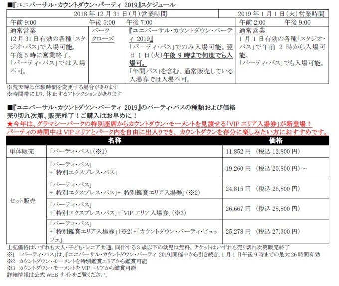 Usj大晦日イベント ユニバーサル カウントダウン パーティ 様々な季節イベントが集結する特別な一夜 ファッションプレス