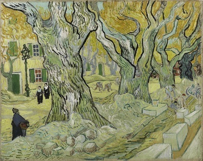 フィンセント・ファン・ゴッホ《道路工夫》1889年 油彩/カンヴァス フィリップス・コレクション蔵 The Phillips Collection