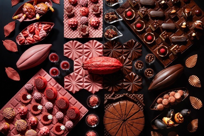 ＜ANAインターコンチネンタルホテル東京＞ピンク色の「ルビーチョコレート」が主役のビュッフェ