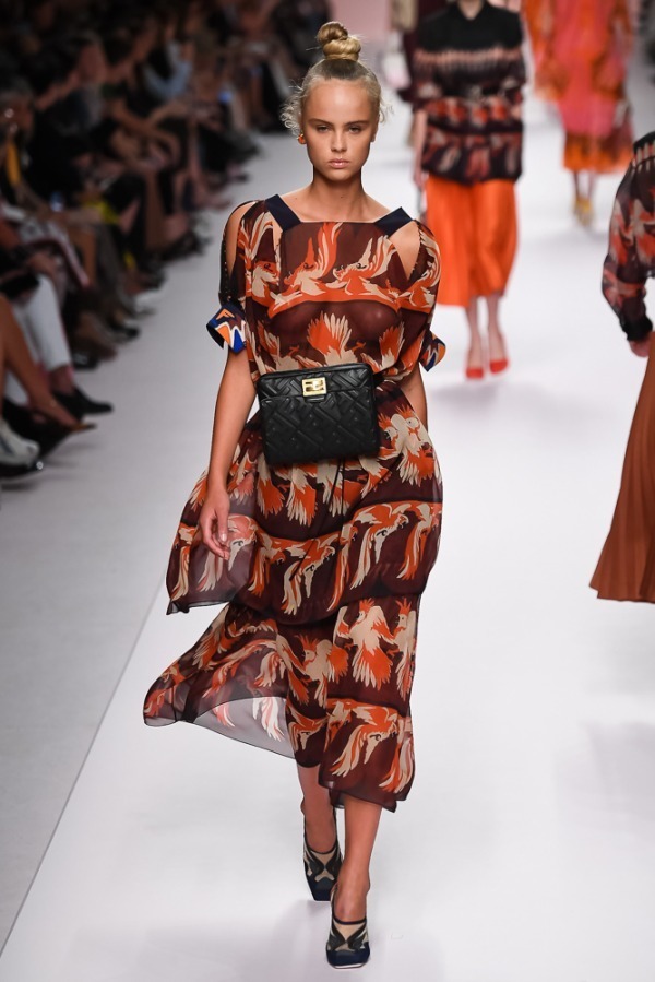 フェンディ(FENDI) 2019年春夏ウィメンズコレクション シルエット - 写真19