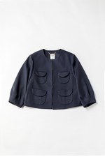 ジェーンマープルドンルサロン 別珍ジャケット KAPITAL - 別珍 シャムボマーJKT(Beautiful Nepal) - BLUE NEON