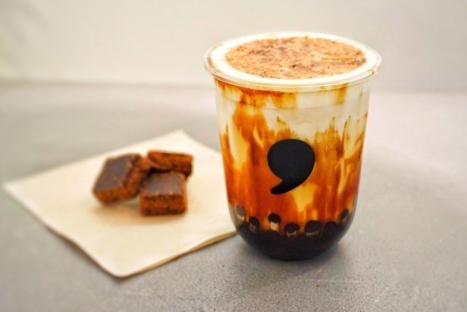 「焦がし黒糖タピオカラテ」