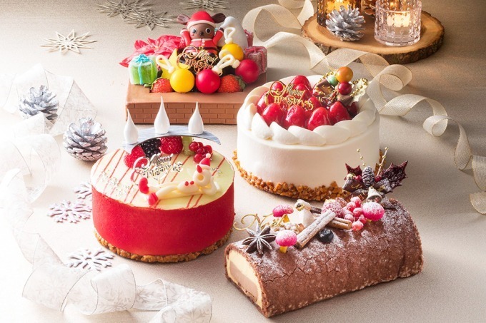 横浜ベイホテル東急のクリスマスケーキ 煙突からトナカイが現れるチョコレートケーキなど ファッションプレス
