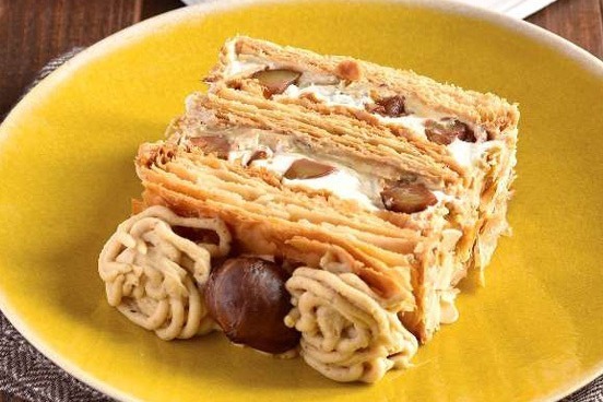 レストラン キハチ「モンブランパイ」