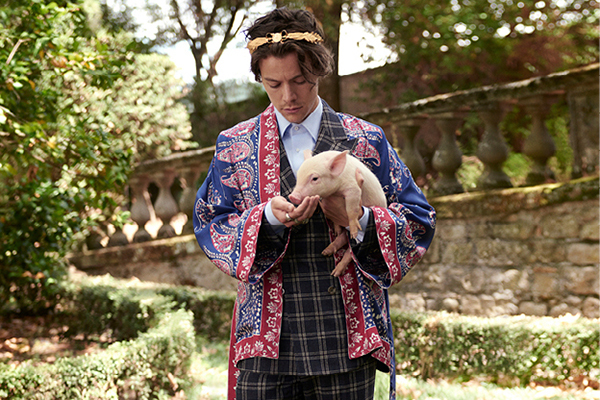 グッチ、ハリー・スタイルズ起用の新ビジュアル - 19年クルーズ メンズ テーラリング コレクション