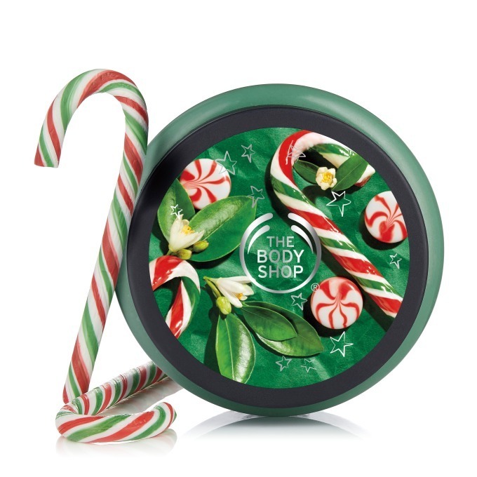 ザ・ボディショップのクリスマス限定バス＆ボディケア、ミント 