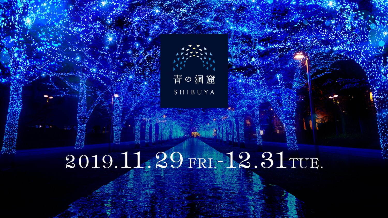 『青の洞窟 SHIBUYA』渋谷公園通り～代々木公園ケヤキ並木が青一色に染まる｜写真12