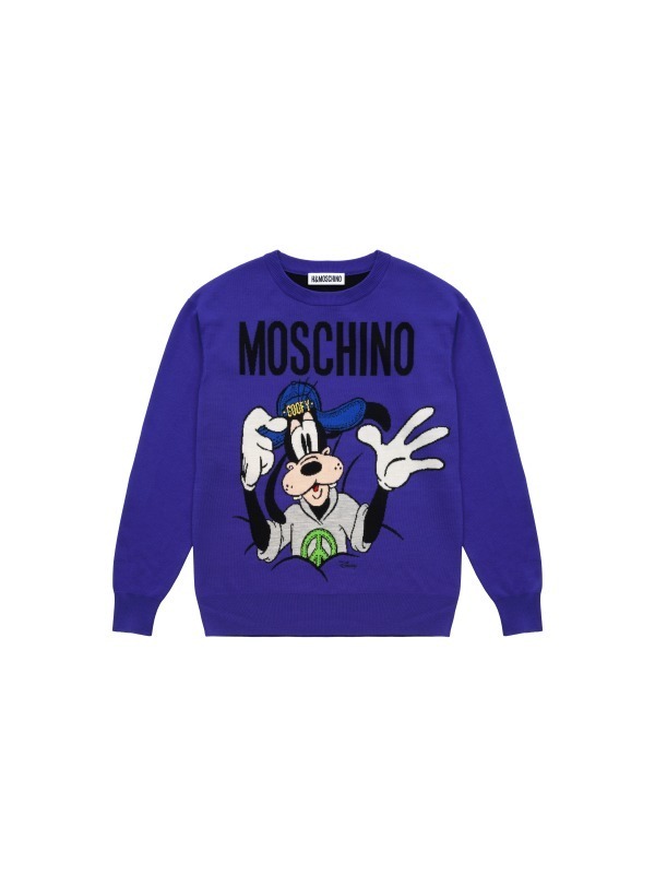 新品未開封！新作 Moschino 中華航空 ビジネスクラス モスキーノ ブルー MOSCHINO モスキーノ クマ ロゴ プリント トートバッグ 2A 7578