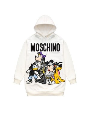 MOSCHINO H&M コラボ ロゴパーカー フーディー サイズL