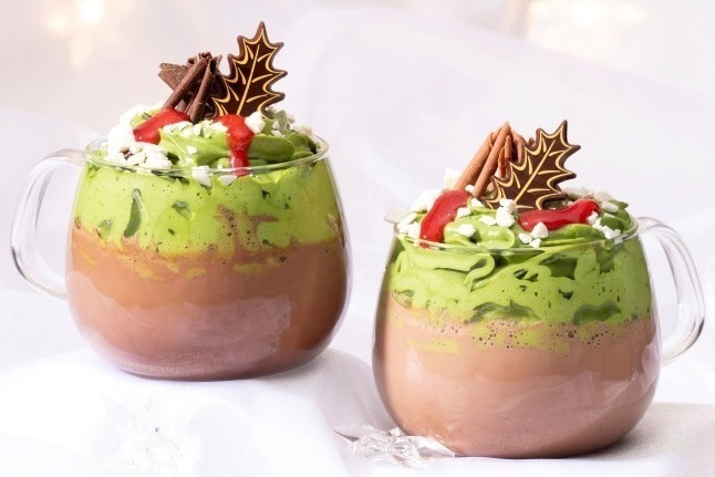 「抹茶ホットチョコレートドリンク」