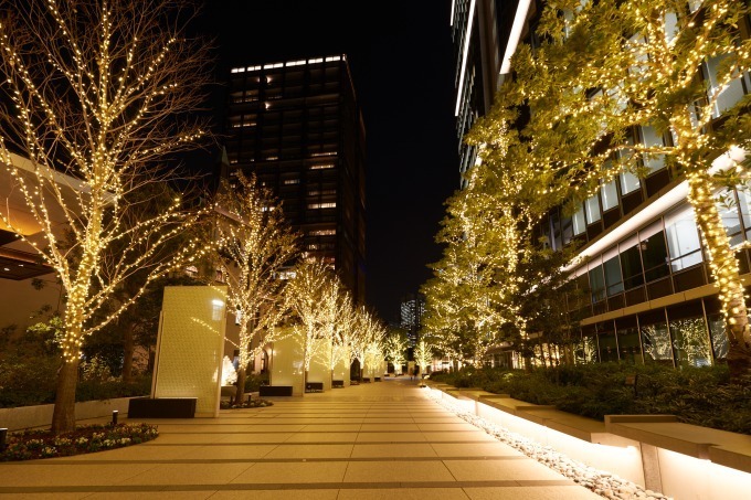 東京ガーデンテラス紀尾井町のイルミネーション、約4万2千粒のクリスタルガラスを飾ったクリスマスツリー｜写真3