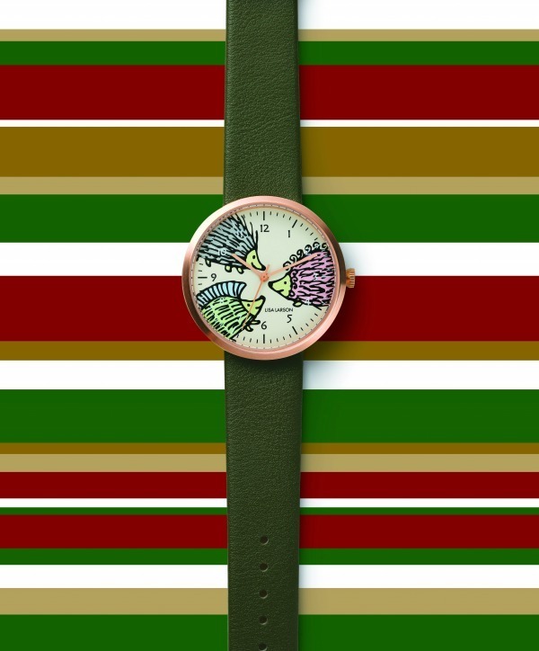 リサ・ラーソンのウォッチコレクション、“しましま”マイキーやハリネズミが登場するカラフルな時計｜写真2