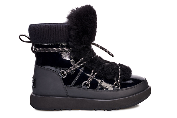 UGG 18年秋冬メンズ＆ウィメンズ新作ブーツ - エナメル革とファーを