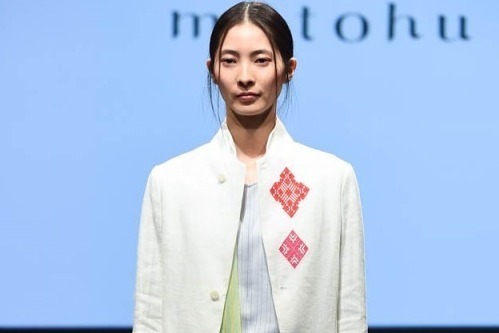 まとふ 2019年春夏コレクション - 津軽の伝統技術“こぎん刺し”の刺子に想いを馳せて