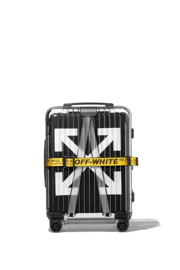 オフ-ホワイト×リモワ 第2弾スーツケース - シースルーボディで白＆黒の2色、ラゲッジベルト付属｜写真3