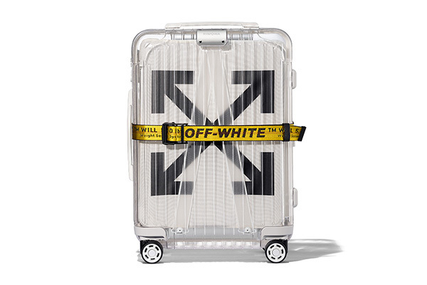 オフ-ホワイト×リモワ 第2弾スーツケース - シースルーボディで白&黒の 