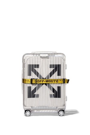 オフ-ホワイト×リモワ 第2弾スーツケース - シースルーボディで白&黒の2色、ラゲッジベルト付属｜写真7