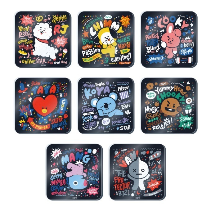 「BT21カフェ」東京・大阪にオープン、BTS×ライン フレンズのコラボキャラ限定メニュー＆グッズ｜写真12