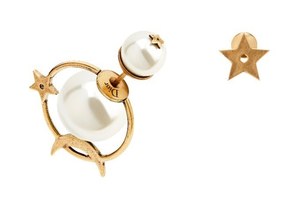 ディオールの新イヤリング「ディオール トライバル」スターとBEEを飾っ 国内流通正規品 Dior アシンメトリー 左右 bee イヤリング イヤリング