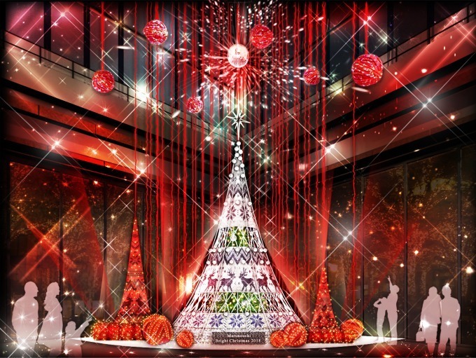 丸の内のクリスマス - 松任谷由実の楽曲で光り輝く、高さ8mの"北欧風"クリスマスツリー｜写真1