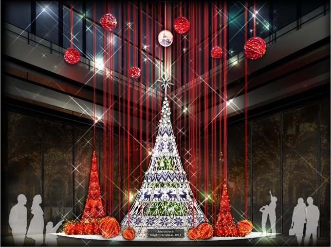 丸の内のクリスマス - 松任谷由実の楽曲で光り輝く、高さ8mの"北欧風"クリスマスツリー｜写真2