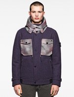 ストーンアイランド×ハリスツイードのジャケットコート、“気温で色が変化”する着脱可能なフード付｜写真6