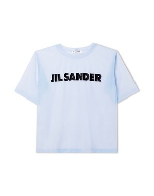 JIL SANDER（ジルサンダー） シースルーロゴプリント シアーTシャツ