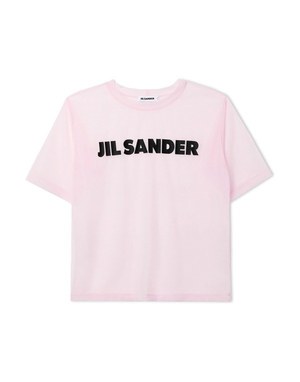 Jil Sander プリントロゴ入り シャツ ブラック JIL SANDER ロゴTシャツ | NAJA FIORE
