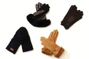 ポール & ジョー シスター新作手袋"猫ワッペン"や"猫バックル"付き、指先には肉球刺繍も