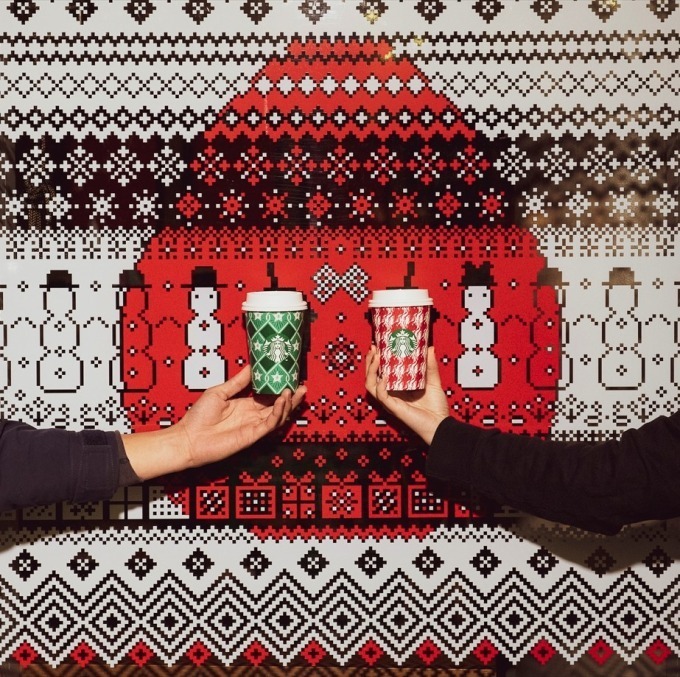 スターバックス(Starbucks Coffee) クリスマス ストロベリー ケーキ フラペチーノ｜写真7