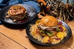 ディーゼルの「グロリアスチェーンカフェ」きのこたっぷりチーズバーガー＆栗づくしのパンケーキ