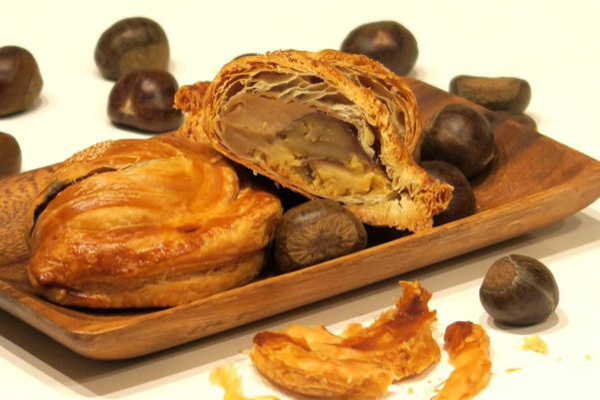 行列｜埼玉・川越の蜜いもスイーツ専門店「窯出し蜜いも ほくほく」栗丸ごと1粒入りサクとろスイートポテトパイ