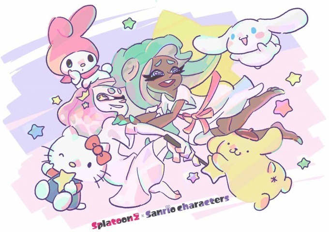 サンリオピューロランドで スプラトゥーン2 コラボイベント グッズ販売やイカ ガールのグリーティング ファッションプレス サンリオピューロランドで スプラトゥーン2 コラボイベント グッズ販売やイカ ガールのグリーティング ファッションプレス