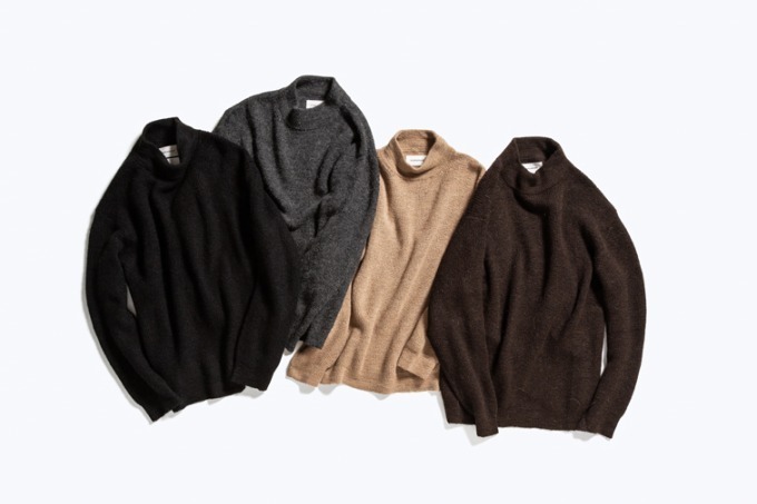 マーカウェア「アルパカ」100％のニットウェア、希少な"ブラックアルパカ"限定キャップも