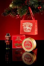 TWGダージリンとイングリッシュブレックファストとジノリクリスマスオーナメント TWG Teaのクリスマス限定ブラックティー、フルーツたっぷり
