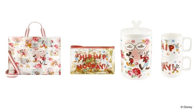 Disney × Cath Kidston ミッキー トートバッグ