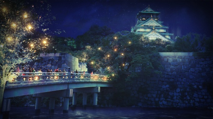 ナイトスポット「サクヤルミナ」大阪城公園に、自然×デジタルアートが輝く夜の森をナイトウォーク｜写真1