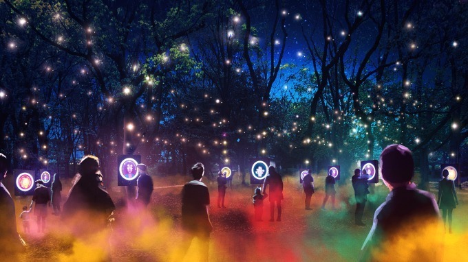 ナイトスポット「サクヤルミナ」大阪城公園に、自然×デジタルアートが輝く夜の森をナイトウォーク｜写真2