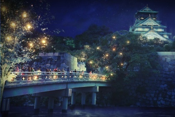 ナイトスポット「サクヤルミナ」大阪城公園に、自然×デジタルアートが輝く夜の森をナイトウォーク