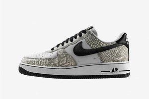 ナイキ(NIKE) エア フォース 1 レトロ トゥルーホワイト/ブラック ココア｜写真1