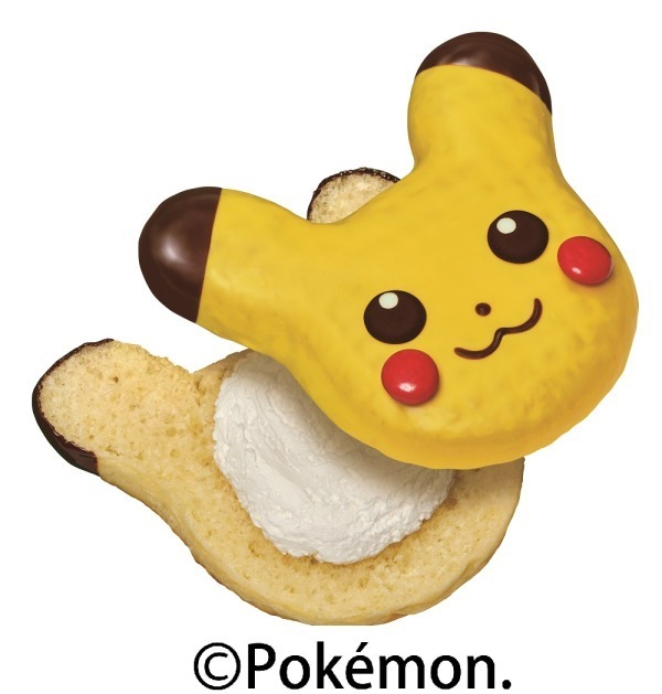 ミスド ポケモン ピカチュウ モンスターボールがドーナツに イーブイを描いたマグカップも ファッションプレス