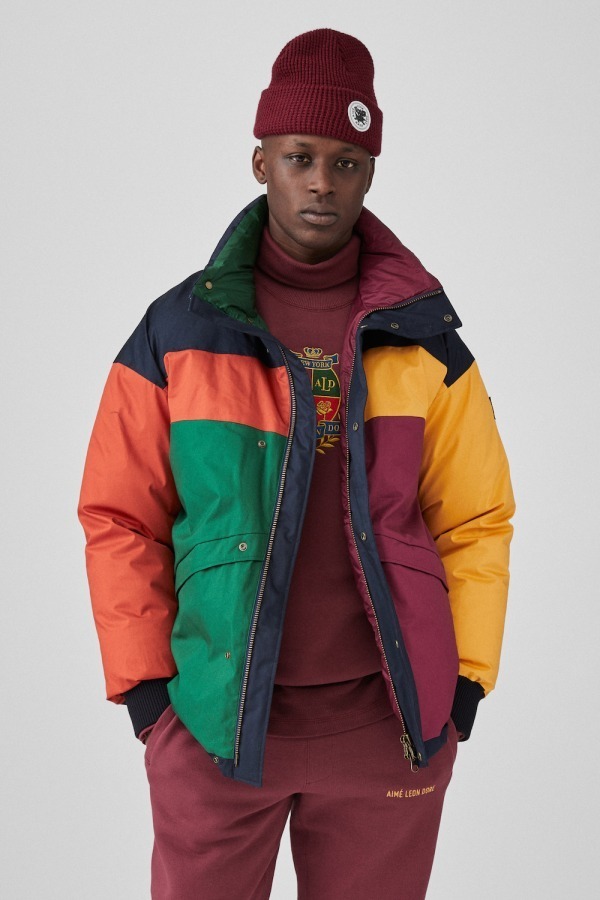 AIME LEON DORE × WOOLRICH COLOR ダウンジャケット