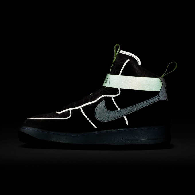 ナイキ(NIKE) エア フォース 1 HI VIP ブラック｜写真12