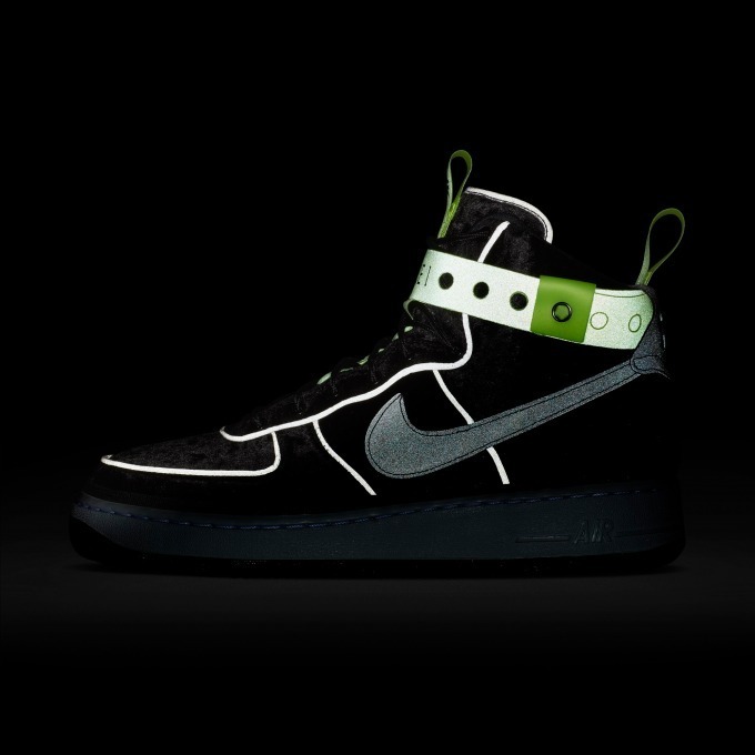 ナイキ(NIKE) エア フォース 1 HI VIP ブラック｜写真11