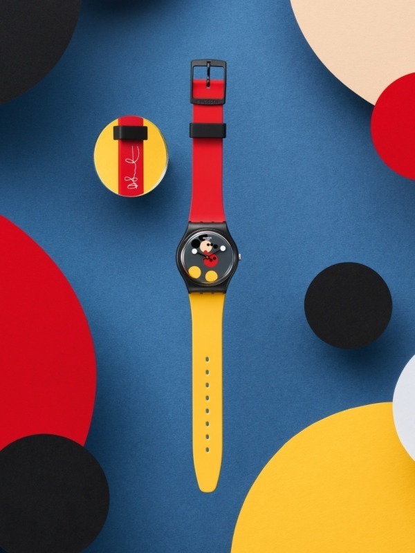 スウォッチ、ダミアン・ハーストの“ミッキーマウス”をデザインした限定腕時計｜写真1