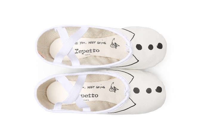 Repetto  限定siaコラボ　リボンボウ　バレエシューズ