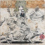 宇野亞喜良展「言語的絵画」銀座三越で - 言葉と絵画をコラージュした描き下ろし原画30点が集結｜写真1