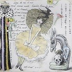 宇野亞喜良展「言語的絵画」銀座三越で - 言葉と絵画をコラージュした描き下ろし原画30点が集結｜写真5