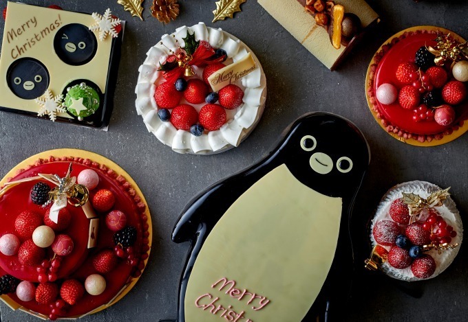 ホテルメトロポリタンのクリスマスケーキ Suicaのペンギン がそのままチョコレートケーキに ファッションプレス